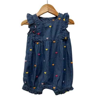 Sprout Kids  Size 0 Playsuit Multicoloured / Navy Blue 