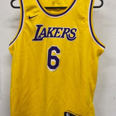 Lakers NBA Mens  Size L Jersey Purple / Yellow 