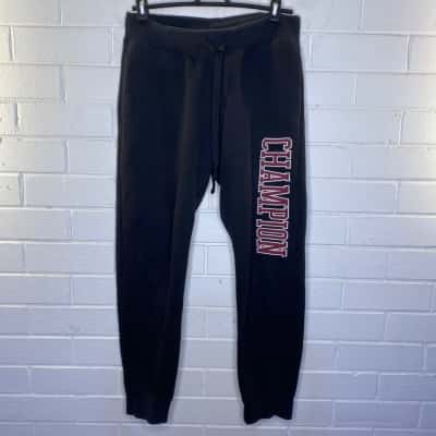 Champion Mens  Size M Sweatpants Black  