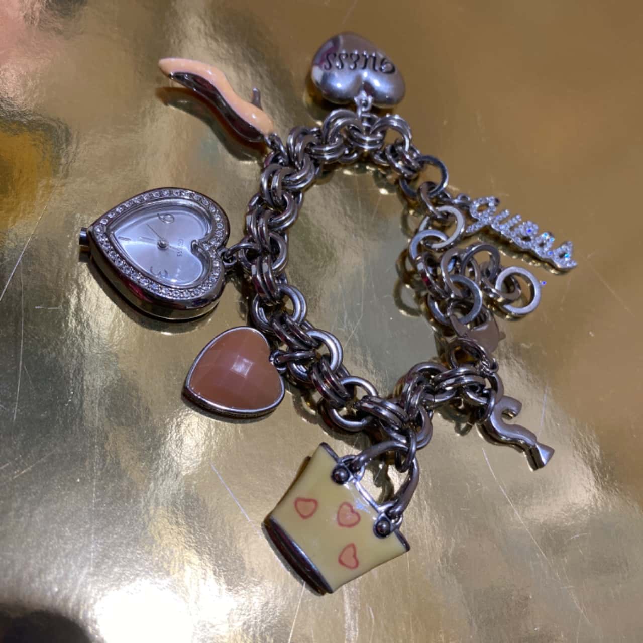 Guess Charm Bracelet Watch