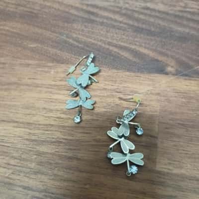 Dangly Butterfly Earrings