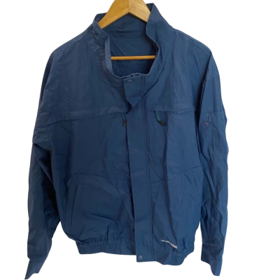 Makita Mens Cordless Fan Jacket Size L Blue 