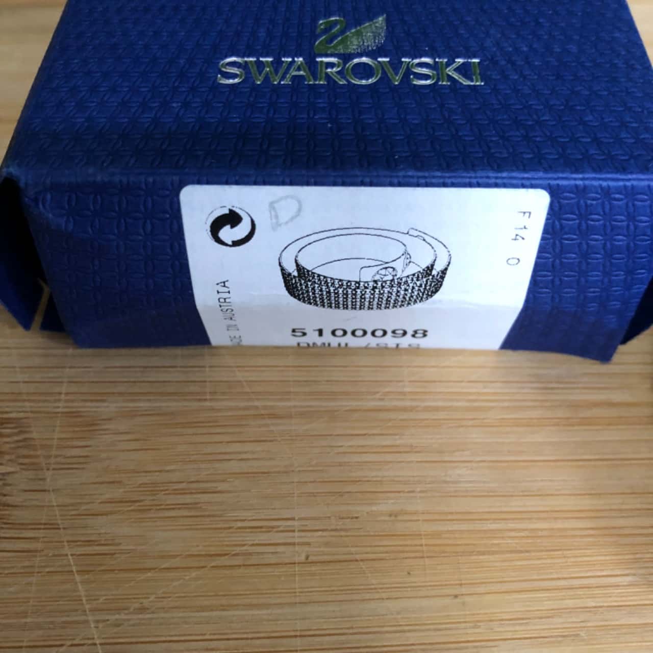 Swarovski Blue Wrap Bracelet With Crystals(Boxed)(s)