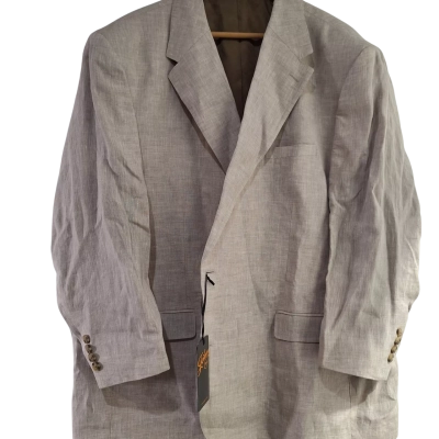 Johnny Bigg Matteo Linen Suit Jacket - size 50