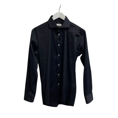 Calvin Klein Mens  Size 39 Long Sleeve Shirt / Polo Black  