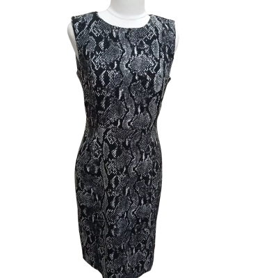 Calvin Klein Womens  Size 6 Work Dress Animal print 