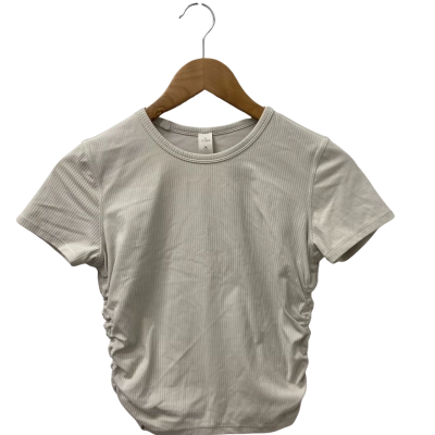 Lululemon Womens  Size 4 T-shirt Light Grey 