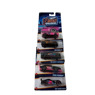 BNIB hot wheels Neon speeders x5