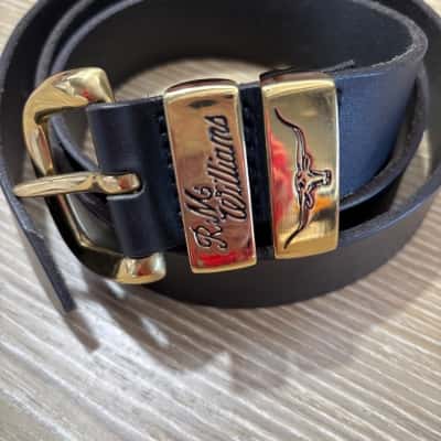 RM Williams Men’s Belt  Size 48/122 - Solid Brass Buckle 