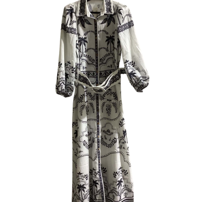 The Cherry Shop Womens Boho Shirt Dress, Size S