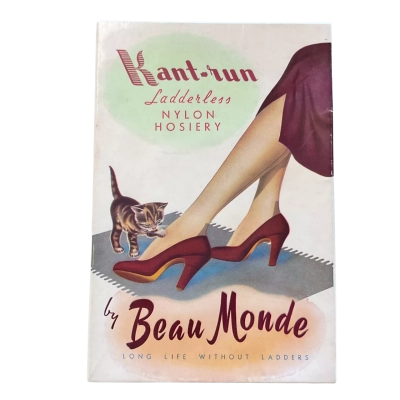  Kant-Run Ladderless Nylons Size 10 Vintage In Original Packaging