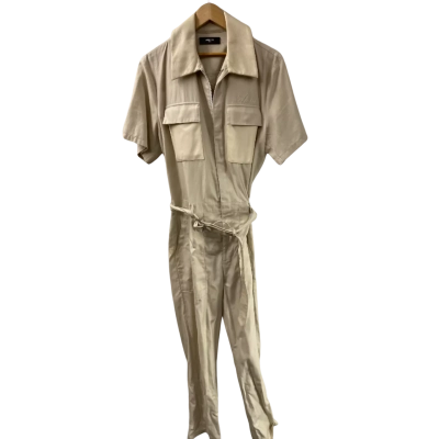  Amiri Womens  Size S Jumpsuit Beige 