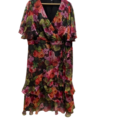 Taking Shape Ladies Multicoloured Floral Dress Size 18