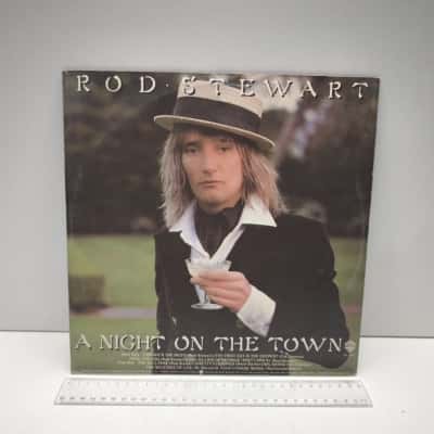 Rod Stewart A Night On The Town Warner Bros Vintage Vinyl LP Record