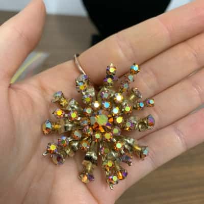  Womens Vintage starburst Brooch