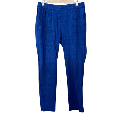 Sportscraft Navy Blue Elastic-Waisted Pants Size 12 