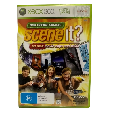 Scene It? All New Movie Clips and Trivia ( XBOX 360 GAME )