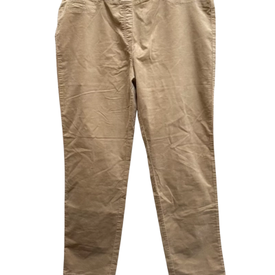 Blue Illusion Womens  Size XXXL Straight Leg Pants Beige 