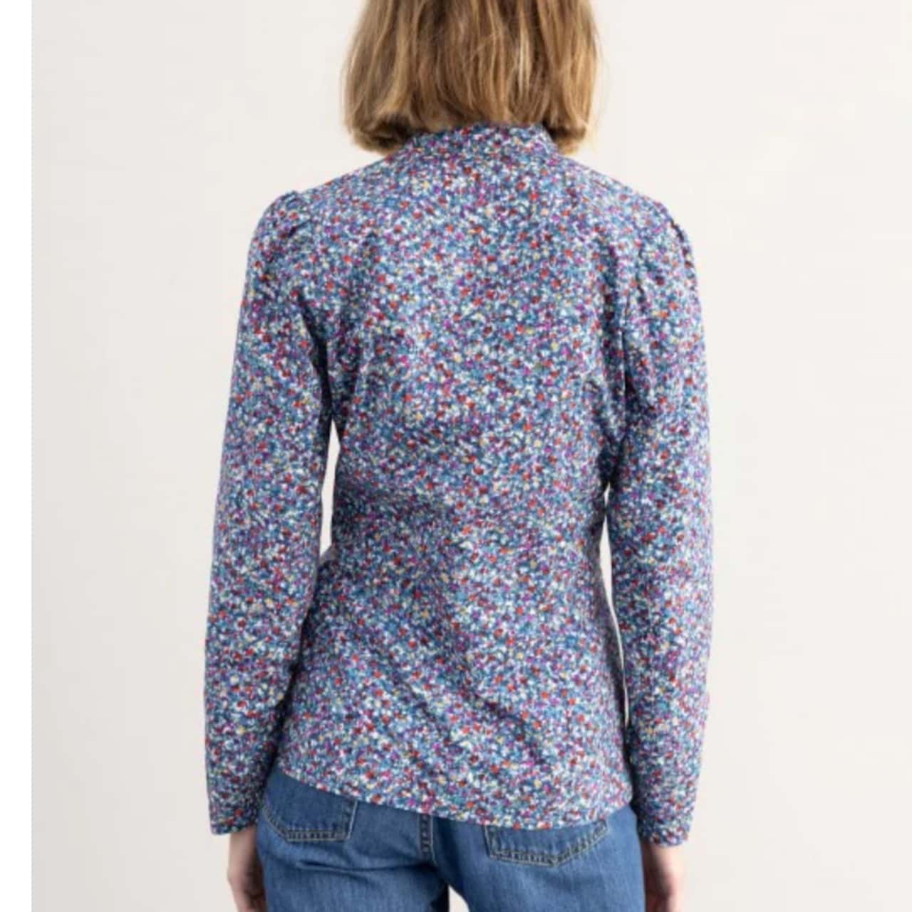 Morrison Size 3 Floral Cotton Poplin Blouse and Skirt (s)