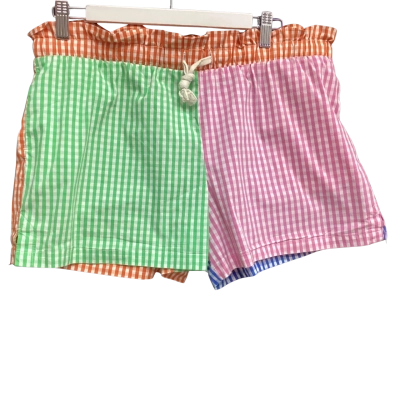  Shirty  Size L Drawstring Shorts Checked / Multicoloured 