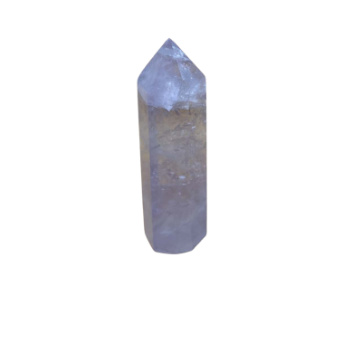 Large Lavender Yttrium Fluorite Crystal Tower