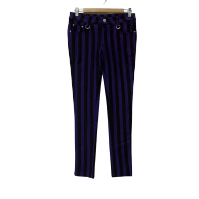 Banned Womens  Size S Black  / Purple / Striped 