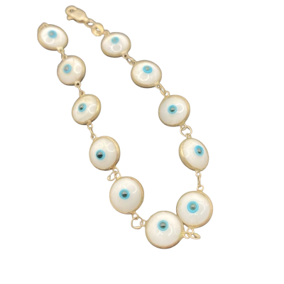  Womens Bracelet Black  / Blue / Silver / White 