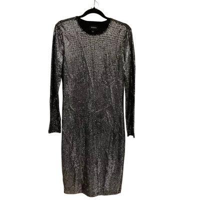 Bardōt Womens  Size L / M Formal Dress Black  / Silver NWOT