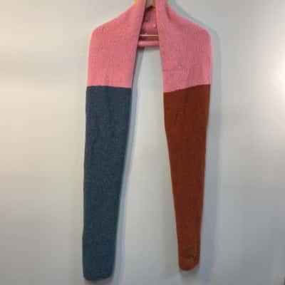 Gorman Womens  Size One Size Scarf Blue / Brown / Pink  