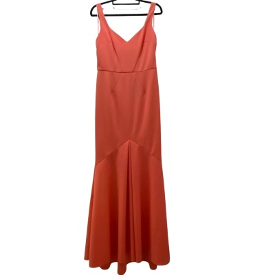 Seduce Women's Size 10 Long Cocktail Audrey Dress Coral 