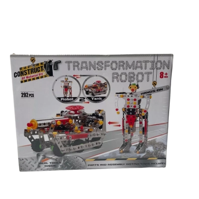 Kids transformation robot assembly kit ages 8+ new inbox