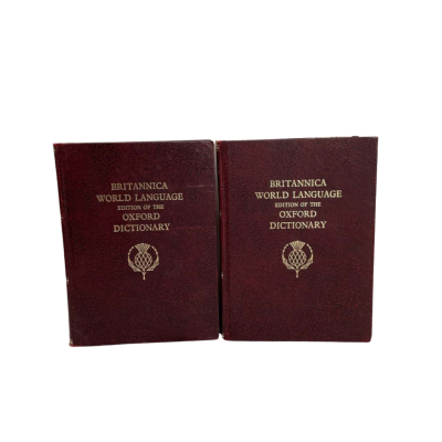 VINTAGE BRITANNICA WORLD LANGUAGE EDITION OF OXFORD DICTIONARY Books