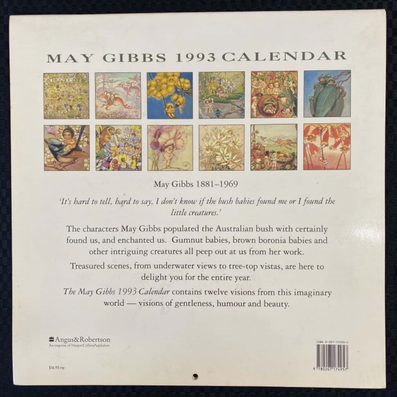 1993 May Gibbs Calendar