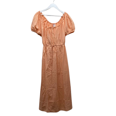 oak meadows Size S Peach Midi Dress rrp$330 BNWT