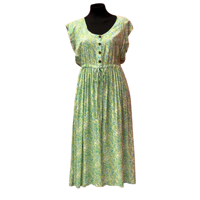 *** Womens "Mombassa Rose" Size XL Floral / Green Dress