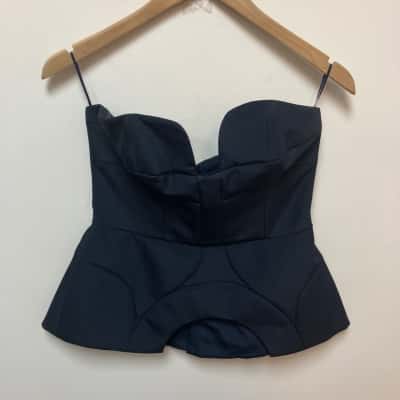 Keepsake the Label Womens  Size M Bodysuit Navy Blue 