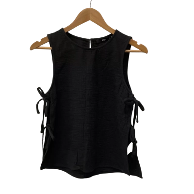 Sportsgirl Womens  Size 8 Sleeveless Top Black  