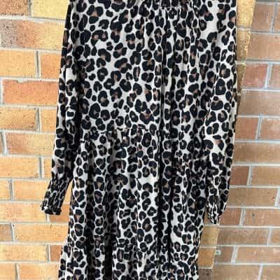 Decjuba Womens  Size M Mini Dress Animal print 
