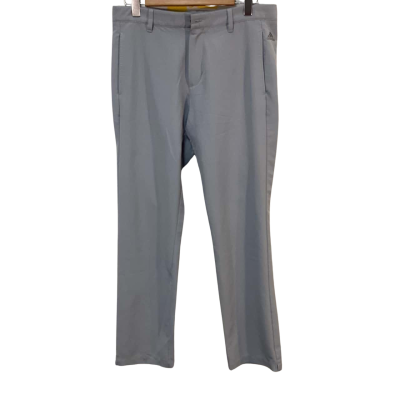 Adidas Mens Size 32 Straight Grey Leg Pants 