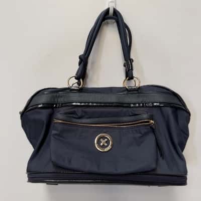 Mimco Expandable Overnight Bag- Navy Blue  