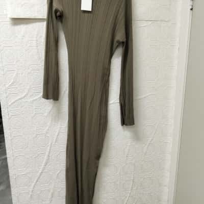 Henne Lorenzo Dress Deep Taupe NWT $249