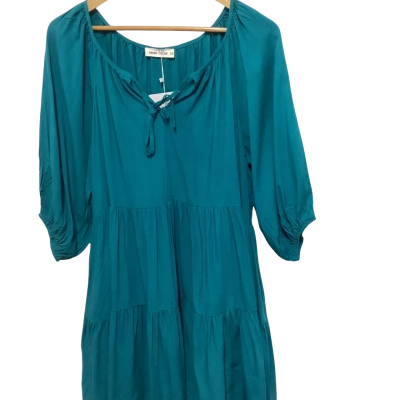 Henry Oscar Womens  Size 10 Casual Dress Teal 