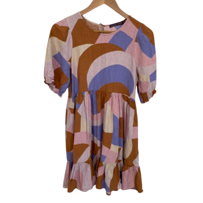Mister Zimi Womens  Size 6 Casual Dress / Midi Dress Multicoloured 