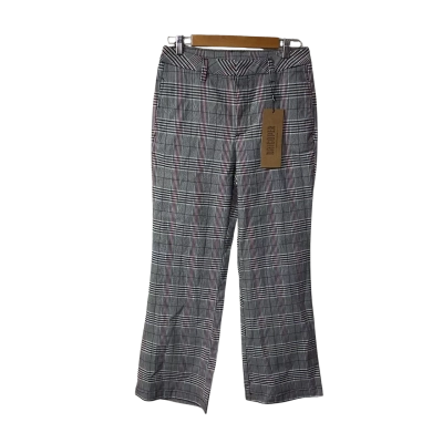 DRICOPER Womens Size 10 Black / Red / White Checked Flared Pants (new)