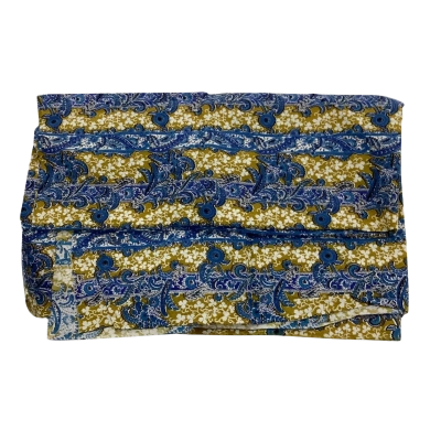 Blue Brown Poly Cotton Fabric 160 x 92 cm.      Fab2