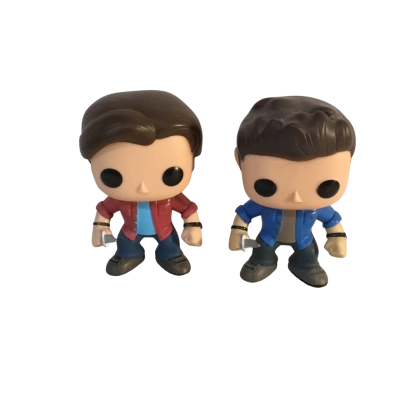 Supernatural Funko Pops as pictured
