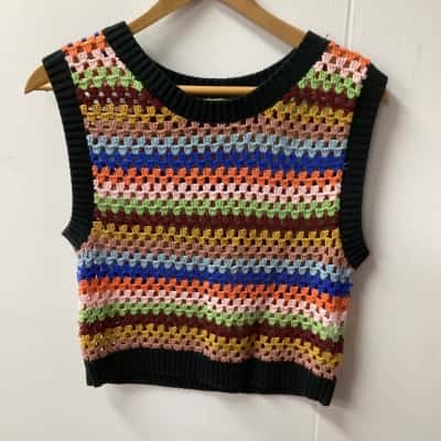Ghanda Womens  Size S Tank Top Multicoloured (i)