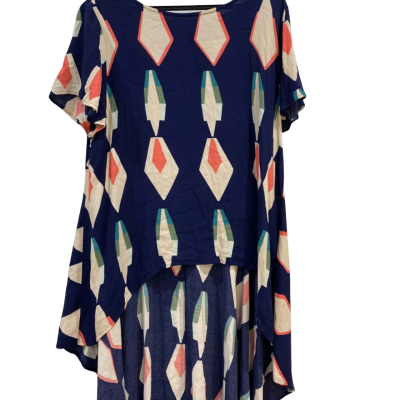 Mister Zimi High/ Low design Womens  Size 14 Blue / Multicoloured Top