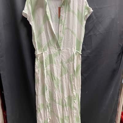 Trenery Womens Size 16 Cool Fern Jumpsuit