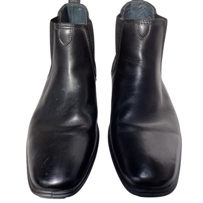 Hush Puppies Black Leather Boots Size Uk 9